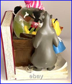 Disney Classics Vol 1 Through the Years Musical Snow Globe Bookend Disney Classics Vol 1 Through the Years Musical Snow Globe Bookend