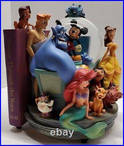 Disney Classics Vol 2 Through the Years Musical Snow Globe & Bookend