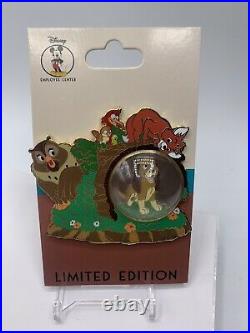 Disney DEC Snow Globe Series The Fox and the Hound LE 250 Pin Tod Copper