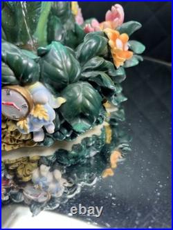 Disney Direct Alice In Wonderland Mini Snow Globe Garden Water Fountain