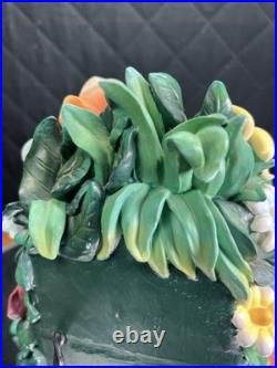 Disney Direct Alice In Wonderland Mini Snow Globe Garden Water Fountain