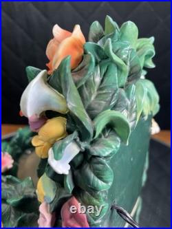 Disney Direct Alice In Wonderland Mini Snow Globe Garden Water Fountain