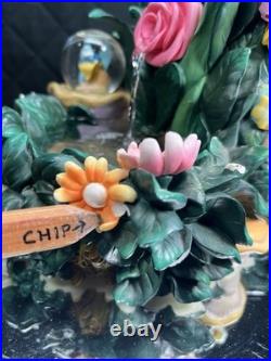 Disney Direct Alice In Wonderland Mini Snow Globe Garden Water Fountain