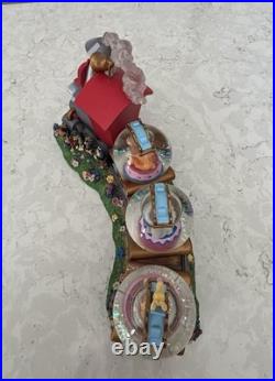 Disney Direct Casey Jr Circus Train Musical Triple Snow Globe Dumbo #95430 Works
