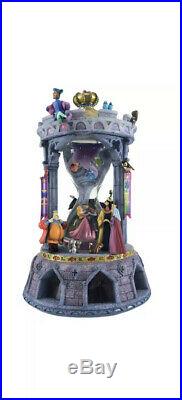 Disney Direct Sleeping Beauty Hourglass Snow Globe and Music Box Rare