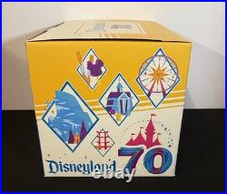 Disney Disneyland 70th Anniversary Lighted Castle Snow Globe Mickey & Friends