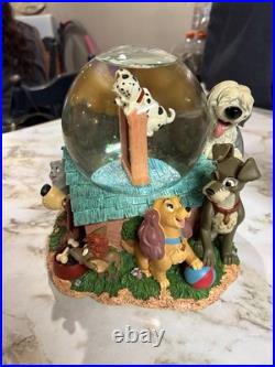 Disney Dogs Musical Snow Globe Tune Where Has My Little Dog Gone RARE Disney Dogs Musical Snow Globe Tune Where Has My Little Dog Gone RARE