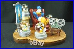 Disney Donald Duck Through The Years Figure Collect 22296 Mini Snowglobe Statue