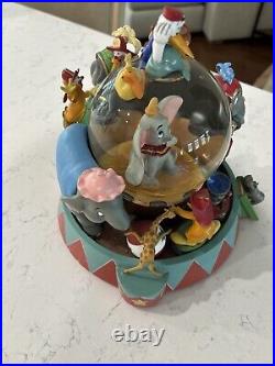 Disney Dumbo Animated Musical'Entry of the Gladiators' Snow Globe No Box Rare