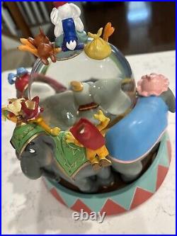 Disney Dumbo Animated Musical'Entry of the Gladiators' Snow Globe No Box Rare