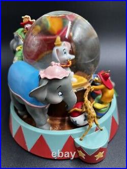 Disney Dumbo Animated Musical'Entry of the Gladiators' Snow Globe with Box