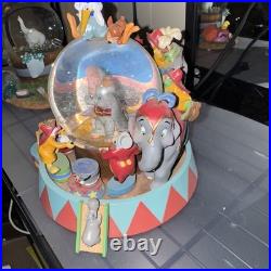 Disney Dumbo Animated Musical Snow Globe Entry of the Gladiators Japan