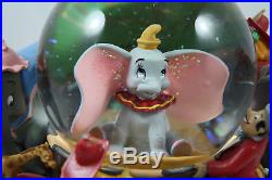 Disney Dumbo Animated Musical Water Snow Globe