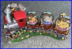 Disney Dumbo & Casey Jr Musical Water Globe Train Snowglobe Minor Flaw-see Pics