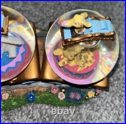 Disney Dumbo & Casey Jr Musical Water Globe Train Snowglobe Minor Flaw-see Pics