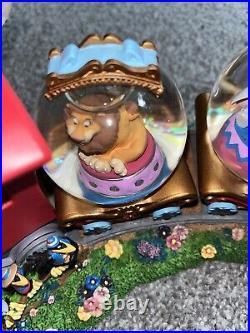 Disney Dumbo & Casey Jr Musical Water Globe Train Snowglobe Minor Flaw-see Pics