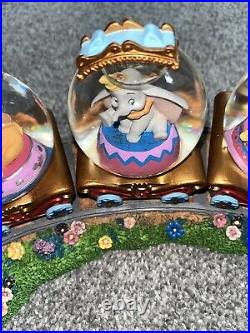 Disney Dumbo & Casey Jr Musical Water Globe Train Snowglobe Minor Flaw-see Pics