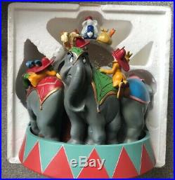 Disney Dumbo Circus Jumbo Snow Globe Rare! Entry Of The Gladiators With Box