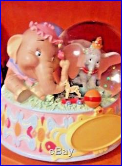 Disney Dumbo & Mama Jumbo Musical Water Glitter Snowglobe, Rock A Bye Baby