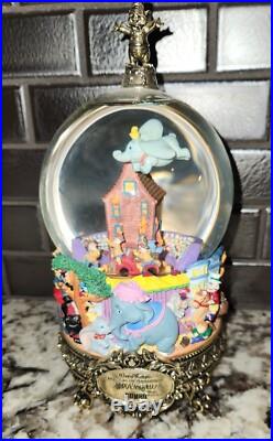 Disney Dumbo Master Of Animation Snow Globe Ward Kimball Turning Rare
