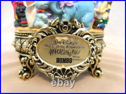 Disney Dumbo Master Of Animation Snow Globe Ward Kimball Turning Rare HTF