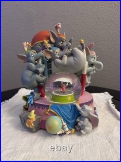 Disney Dumbo & Timothy 65th Anniversary Elephant Windup Musical Snow Globe 2006