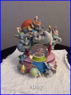 Disney Dumbo & Timothy 65th Anniversary Elephant Windup Musical Snow Globe 2006 Disney Dumbo & Timothy 65th Anniversary Elephant Windup Musical Snow Globe 2006