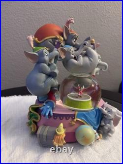 Disney Dumbo & Timothy 65th Anniversary Elephant Windup Musical Snow Globe 2006