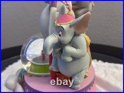 Disney Dumbo & Timothy 65th Anniversary Elephant Windup Musical Snow Globe 2006