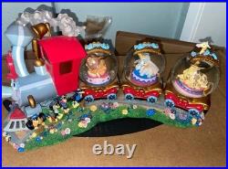 Disney Dumbo Train Snow Globe Figurine Display Scene Multiple Snowglobes