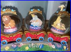 Disney Dumbo Train Snow Globe Figurine Display Scene Multiple Snowglobes