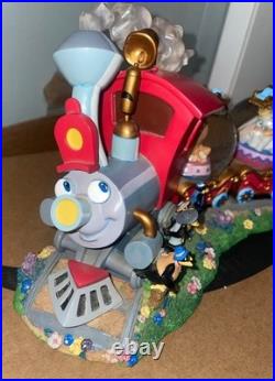 Disney Dumbo Train Snow Globe Figurine Display Scene Multiple Snowglobes