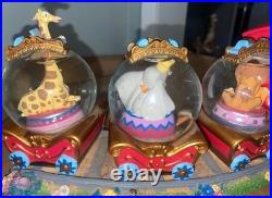 Disney Dumbo Train Snow Globe Figurine Display Scene Multiple Snowglobes