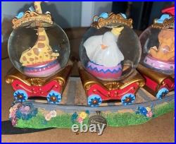 Disney Dumbo Train Snow Globe Figurine Display Scene Multiple Snowglobes