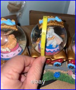 Disney Dumbo Train Snow Globe Figurine Display Scene Multiple Snowglobes