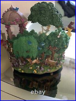Disney Enchanted Garden Princess Snow Globe Read Description Disney Enchanted Garden Princess Snow Globe Read Description