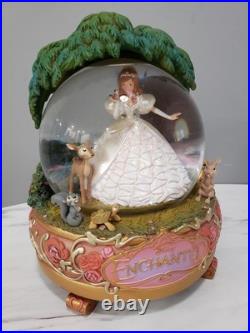 Disney Enchanted Snow Globe With Giselle And Animal Friends