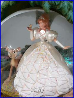 Disney Enchanted Snow Globe With Giselle And Animal Friends