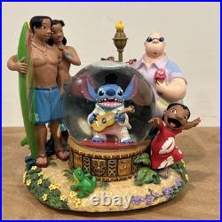 Disney Exclusive Lilo & Stitch as Elvis Musical Snow Globe Aloha Authentic w Box