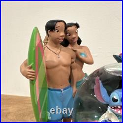 Disney Exclusive Lilo & Stitch as Elvis Musical Snow Globe Aloha Authentic w Box