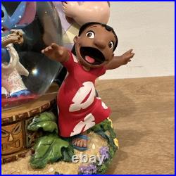 Disney Exclusive Lilo & Stitch as Elvis Musical Snow Globe Aloha Authentic w Box