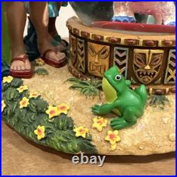 Disney Exclusive Lilo & Stitch as Elvis Musical Snow Globe Aloha Authentic w Box