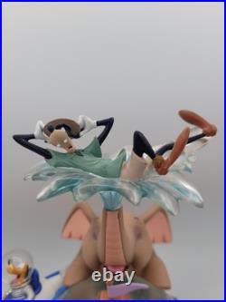 Disney Fab 5 at Disneyland Music Box Water Snow Globe Spinning Teacups