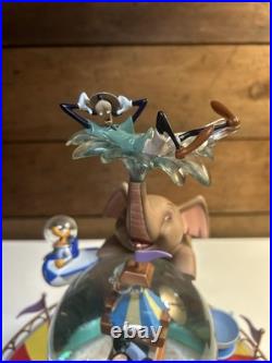 Disney Fab 5 at Disneyland Music Box Water Snow Globe Spinning Teacups Mickey