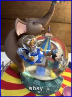 Disney Fab 5 at Disneyland Music Box Water Snow Globe Spinning Teacups Mickey