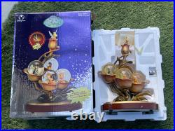 Disney Fairies Glass Snow Globe Tinkerbell & 4 Friends