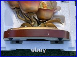 Disney Fairies Glass Snow Globe Tinkerbell & 4 Friends