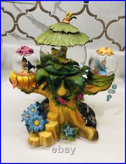 Disney Fairies Pixie Hollow 3 Globe Tinkerbell Musical Snowglobe