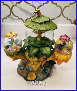 Disney Fairies Pixie Hollow 3 Globe Tinkerbell Musical Snowglobe