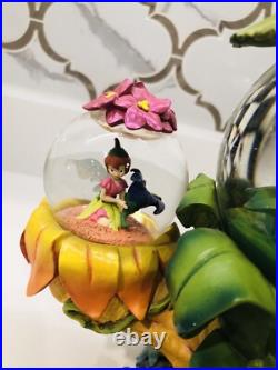 Disney Fairies Pixie Hollow 3 Globe Tinkerbell Musical Snowglobe